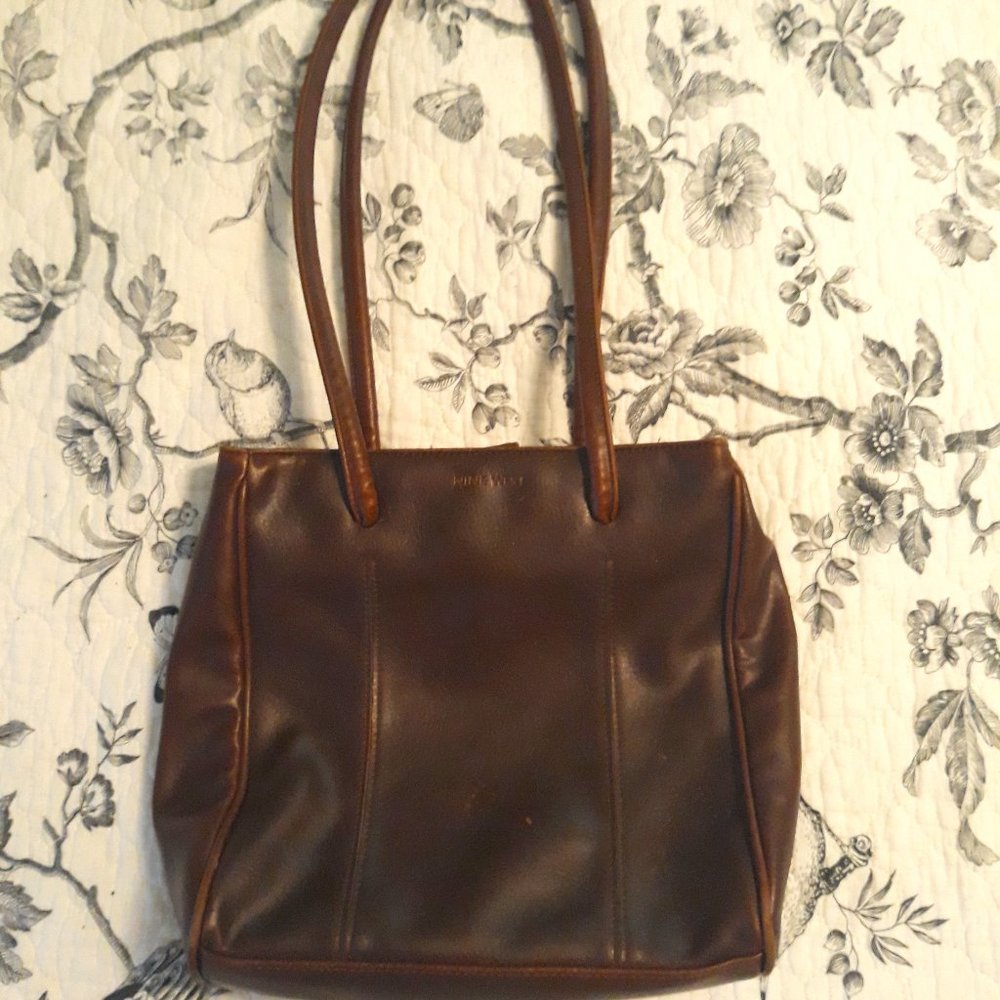 Brown Leather Nine West Purse
